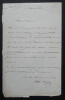 Alfred ARAGO - LETTRE AUTOGRAPHE SIGN&Eacute;E. Alfred ARAGO