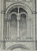 Arcade du triforium de l'&eacute;glise de Romsey (Hampshire) — Dessin original sign&eacute;. Louis Henri Laffill&eacute;e