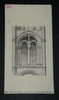 Arcade du triforium de l'&eacute;glise de Romsey (Hampshire) — Dessin original sign&eacute;. Louis Henri Laffill&eacute;e