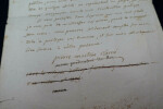 Pierre ANASTASE TORNE - Lettre autographe sign&eacute;e adress&eacute;e &agrave; un citoyen repr&eacute;sentant. Pierre Anastase Torn&eacute;