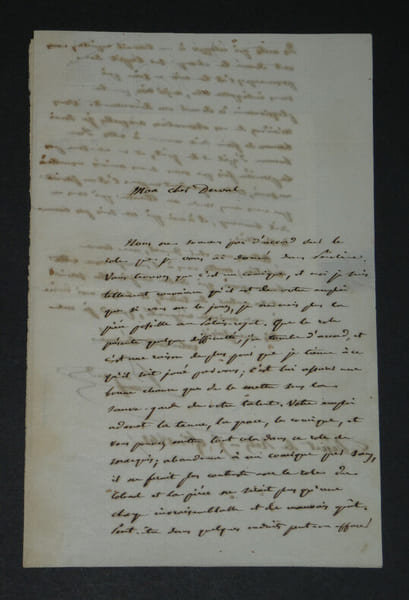 Jean-Fran&ccedil;ois BAYARD - LETTRE AUTOGRAPHE SIGN&Eacute;E &Agrave; Mr DERVAL - "P&eacute;roline" - 1842. Jean-Fran&ccedil;ois BAYARD