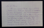 Gilles DE SAINT-GERMAIN, Com&eacute;dien - LETTRE AUTOGRAPHE SIGN&Eacute;E. Gilles DE SAINT-GERMAIN