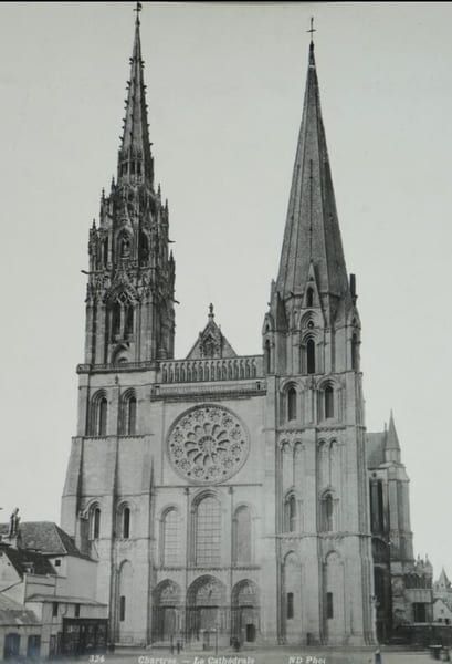 Ensemble de 28 photographies d'&eacute;poque vers 1890-1910 - Cath&eacute;drales monuments etc. 