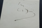 &Eacute;mile BUR&Eacute; - LETTRE AUTOGRAPHE SIGN&Eacute;E. &Eacute;mile BUR&Eacute;