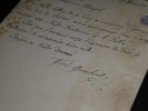 GUMBERT Ferdinand - LETTRE AUTOGRAPHE SIGN&Eacute;E &Agrave; Henri HEUGEL, BERLIN 1884. Ferdinand Gumbert