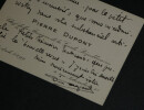 Pierre DUPONT, Chansonnier - Carte de visite autographe sign&eacute;e. Pierre DUPONT