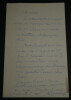 L&eacute;on XANROF, compositeur - CARTE-LETTRE AUTOGRAPHE SIGN&Eacute;E A SA COUSINE. L&eacute;on XANROF