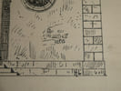 Dessin original sign&eacute; - Chapelle des P&eacute;nitents &agrave; Pont-Saint-Esprit (Ard&egrave;che) - vers 1930. Louis Henri Laffill&eacute;e