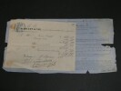 Connaissement Maritime 1875 Londres &agrave; Bordeaux, timbre fiscal de dimension. 