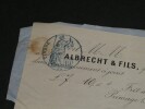 Connaissement Maritime 1875 Londres &agrave; Bordeaux, timbre fiscal de dimension. 