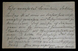 Elisabeth GNADE. Carte postale autographe sign&eacute;e. Elisabeth Gnade