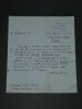 H&eacute;l&egrave;ne BLOCK - LETTRE AUTOGRAPHE SIGN&Eacute;E AU COURRIER DE LA PRESSE, Paris, 1937. H&eacute;l&egrave;ne BLOCK