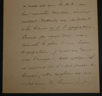 [Achille] GOULARD - LETTRE AUTOGRAPHE SIGNÉE, 1896