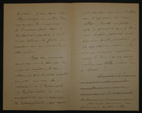 [Achille] GOULARD - LETTRE AUTOGRAPHE SIGNÉE, 1896