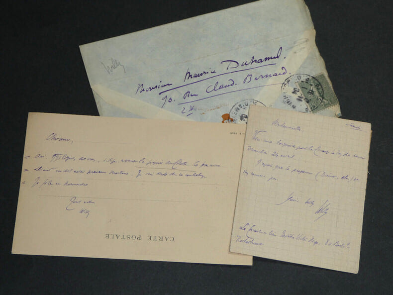 Henry GAUTHIER VILLARS dit Willy - LOT LETTRES AUTOGRAPHES SIGN&Eacute;ES - 1904. Henry Gauthier-Villars dit Willy
