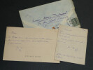 Henry GAUTHIER VILLARS dit Willy - LOT LETTRES AUTOGRAPHES SIGN&Eacute;ES - 1904. Henry Gauthier-Villars dit Willy