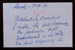 Henriette ROGGERS, Actrice - CARTE-LETTRE AUTOGRAPHE SIGN&Eacute;E, 1914. Henriette ROGGERS