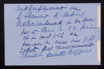 Henriette ROGGERS, Actrice - CARTE-LETTRE AUTOGRAPHE SIGN&Eacute;E, 1914. Henriette ROGGERS