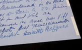 Henriette ROGGERS, Actrice - CARTE-LETTRE AUTOGRAPHE SIGN&Eacute;E, 1914. Henriette ROGGERS