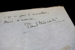 Paul MISRAKI - LETTRE AUTOGRAPHE SIGN&Eacute;E A Raymond [BUSSIERES?], Jacques DH&Eacute;RY. Paul Misraki