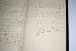 Frantz JOURDAIN - LETTRE AUTOGRAPHE SIGN&Eacute;E A MICHELET DE 3 PAGES, Paris, 1887. Frantz JOURDAIN