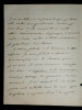 LETTRE AUTOGRAPHE SIGN&Eacute;E, Paris. Ernest Daudet