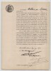 Pouvoir sign&eacute; Andr&eacute; Mellerio – Collection coh&eacute;rente de 50 auteurs & musiciens. Andr&eacute; Mellerio dit M&eacute;rane