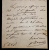 Ferdinand H&Eacute;ROLD, S&eacute;nateur - LETTRE AUTOGRAPHE SIGN&Eacute;E A Mr LABB&Eacute;, &Eacute;LECTIONS 1865. Ferdinand H&Eacute;ROLD