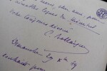 Camille BELLAIGUE, Critique musical - CARTE-LETTRE AUTOGRAPHE SIGN&Eacute;E. Camille BELLAIGUE
