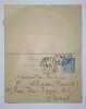 FLEGIER Ange - Carte lettre autographe sign&eacute;e et dat&eacute;e du 31 d&eacute;cembre 1899 - Concerto - Premi&egrave;re audition. Ange Fl&eacute;gier