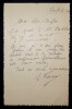 Jacques FENOUX, Acteur fran&ccedil;ais - LETTRE AUTOGRAPHE SIGN&Eacute;E. Jacques FENOUX
