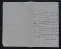 Charles MONSELET, &Eacute;crivain - LETTRE AUTOGRAPHE SIGN&Eacute;E A [Jean WALLON]. Charles MONSELET