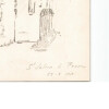 Dessin au crayon, &Eacute;glise Saint Julien le Pauvre par E. Phelipeau, 29 mars 1912. E. Phelipeau