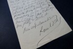 LETTRE AUTOGRAPHE SIGN&Eacute;E, TH&Eacute;&Acirc;TRE NATIONAL DE L'OP&Eacute;RA. VIDAL Paul