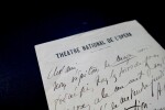 LETTRE AUTOGRAPHE SIGN&Eacute;E, TH&Eacute;&Acirc;TRE NATIONAL DE L'OP&Eacute;RA. VIDAL Paul