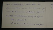 Henri de NOUSSANNE, Journaliste - CARTE DE VISITE AUTOGRAPHE SIGN&Eacute;E, 1896. Henri de NOUSSANNE