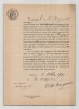 Pouvoir sign&eacute; par Victor Margueritte – Collection de 50 auteurs & musiciens. Victor Margueritte