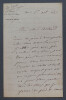 Albert VIZENTINI, Violoniste - LETTRE AUTOGRAPHE SIGN&Eacute;E, 1862. Albert VIZENTINI