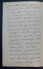 Albert VIZENTINI, Violoniste - LETTRE AUTOGRAPHE SIGN&Eacute;E, 1862. Albert VIZENTINI
