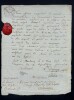 Louis Ferdinand BEAUREVOIR - LETTRE AUTOGRAPHE SIGN&Eacute;E avec SIGNATURES OFFICIERS. Louis Ferdinand Beaurevoir