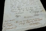 Louis Ferdinand BEAUREVOIR - LETTRE AUTOGRAPHE SIGN&Eacute;E avec SIGNATURES OFFICIERS. Louis Ferdinand Beaurevoir