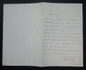 Alfred ARAGO - LETTRE AUTOGRAPHE SIGN&Eacute;E. Alfred ARAGO