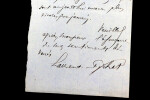 L&eacute;on LAURENT-PICHAT, Po&egrave;te - LETTRE AUTOGRAPHE SIGN&Eacute;E, MORT DE Jules MICHELET. L&eacute;on LAURENT-PICHAT
