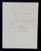Gilles DE SAINT-GERMAIN, Com&eacute;dien - LETTRE AUTOGRAPHE SIGN&Eacute;E. Gilles DE SAINT-GERMAIN