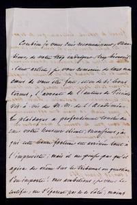 Joseph-Xavier BONIFACE dit SAINTINE - LETTRE AUTOGRAPHE SIGNÉE, 1862