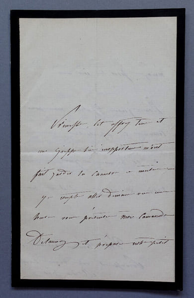 Marie FAVART, Actrice fran&ccedil;aise - LETTRE AUTOGRAPHE SIGN&Eacute;E DE 3 PAGES. Marie FAVART