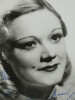 &Eacute;lyane C&Eacute;LIS - Carte postale photographique sign&eacute;e et d&eacute;dicac&eacute;e, 1944. &Eacute;lyane C&Eacute;LIS