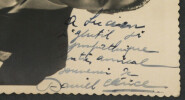 Daniel CLERICE - PHOTOGRAPHIE SIGN&Eacute;E et belle DEDICACE &agrave; Lucien MONSAINT. Daniel CLERICE