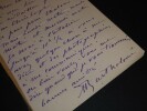 LETTRE AUTOGRAPHE SIGNEE, MEDAILLON, SCULPTURE. Paul Albert Bartholom&eacute;