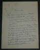 Fernand LE BORNE, Compositeur - LETTRE AUTOGRAPHE SIGN&Eacute;E, 1916. Fernand LE BORNE